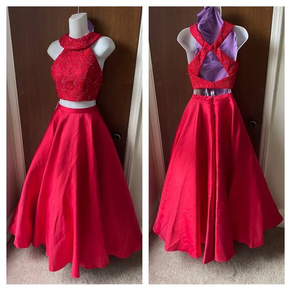 Alyce two piece prom dress - Picture 5 of 10